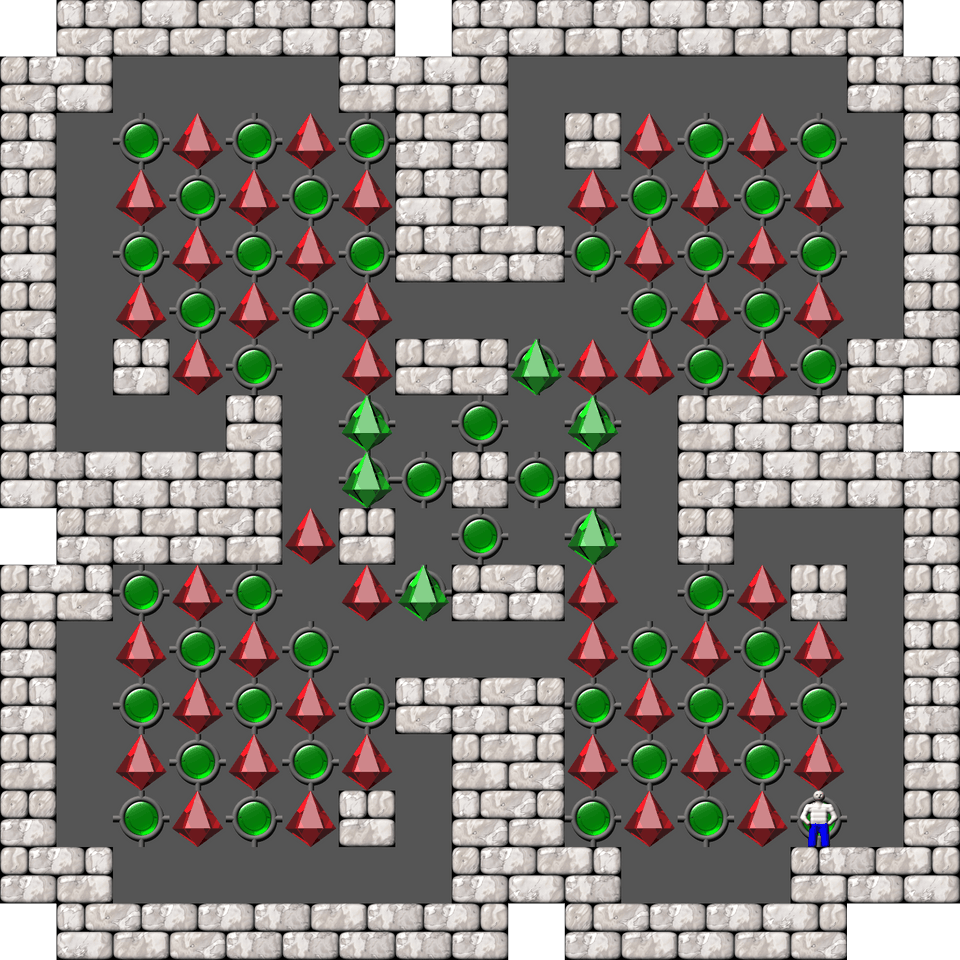 Sokoban David W. Skinner Arranged level 186